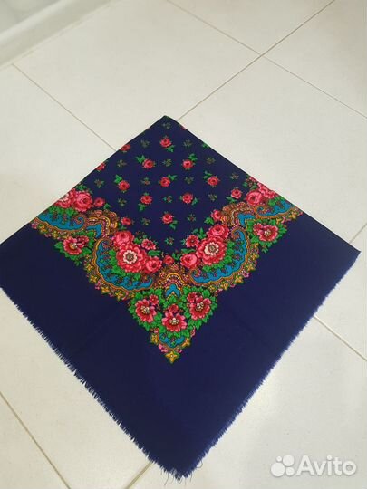 Павловопосадский платок шерсть