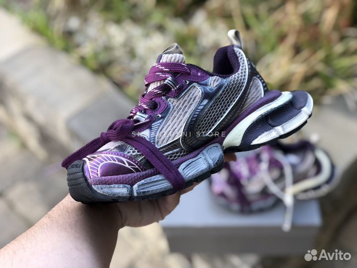 Кроссовки Balenciaga 3XL Purple женские