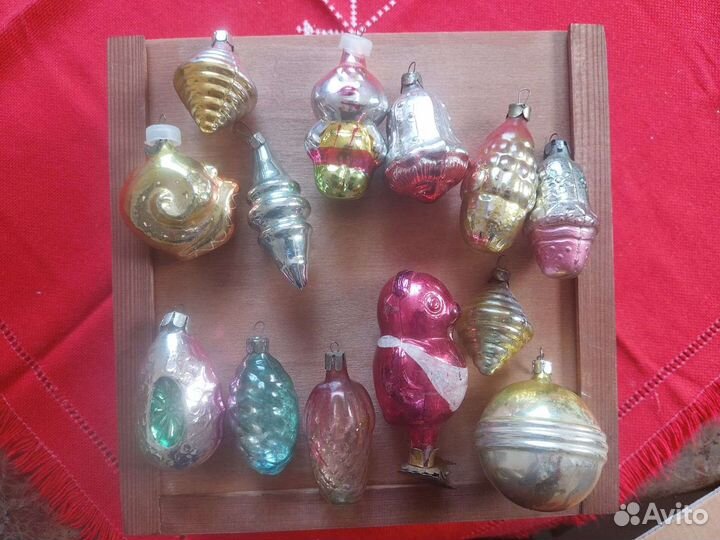 Елочные игрушки СССР