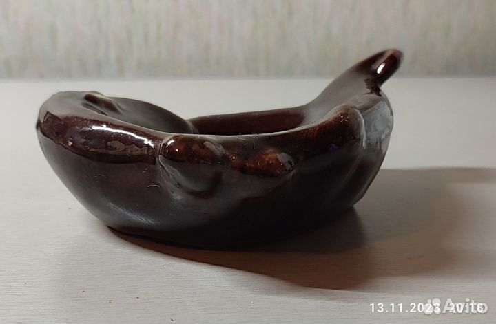 Пепельница глина