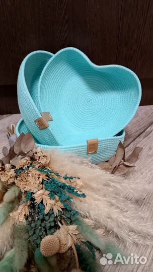 Корзинки из хлопкового шнура