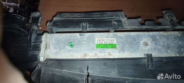 Интеркулер для Mercedes Benz W203