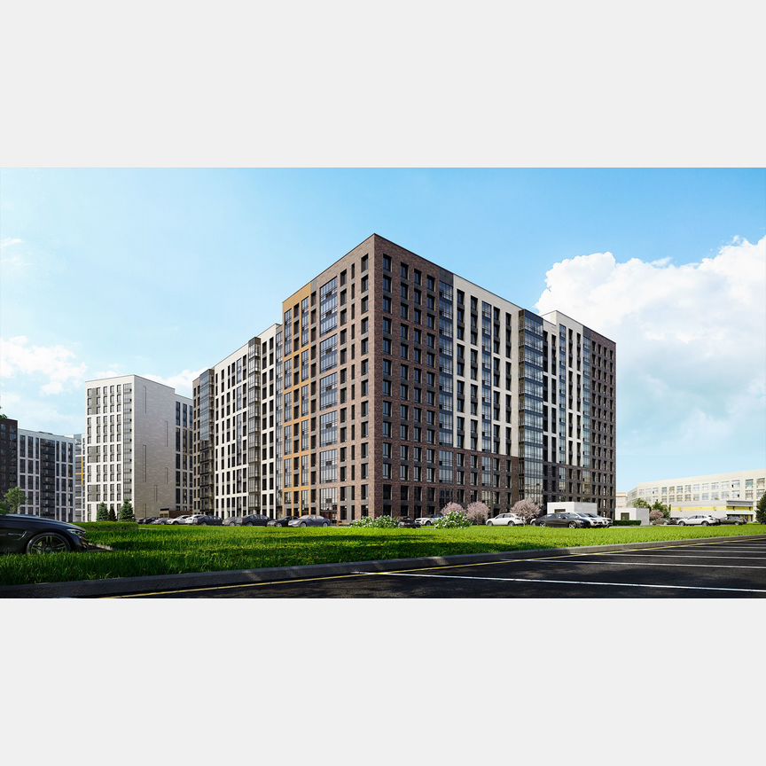 2-к. квартира, 69,5 м², 2/16 эт.
