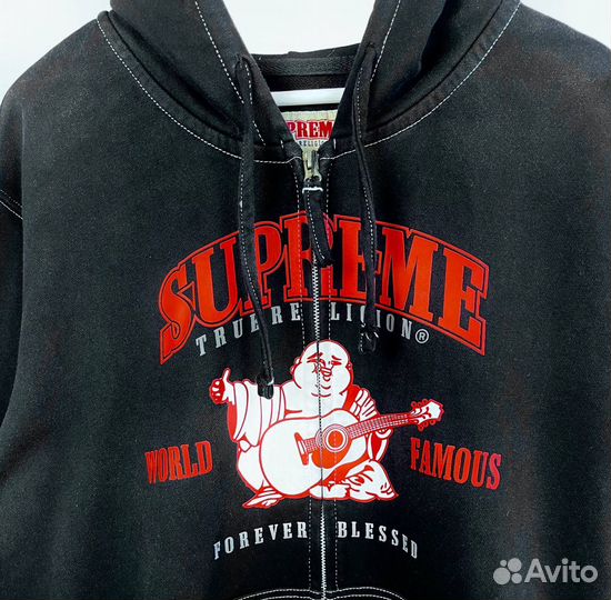 Зип худи supreme X true religion