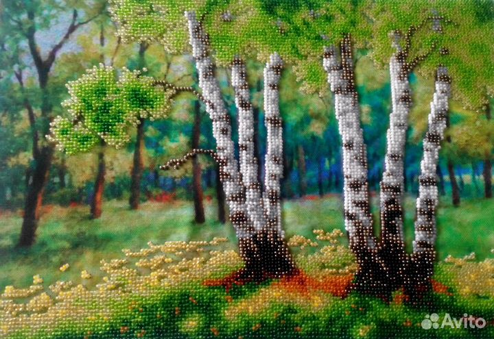 Вышитые бисером полотна