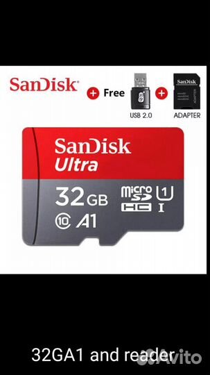 Карта памяти MicroSD Sandisk