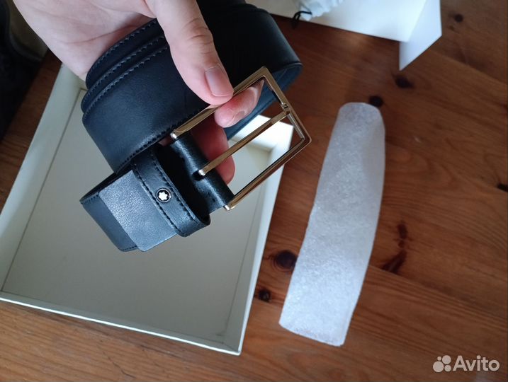 Мужской кожаный ремень италия