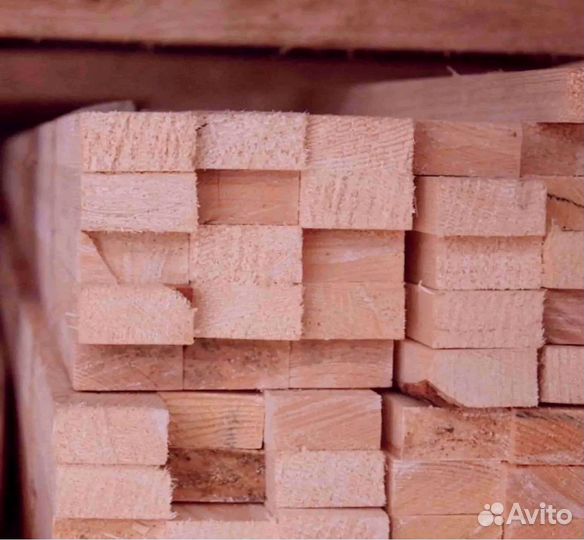 Брус 40X40 не строганный 3м 17 кг