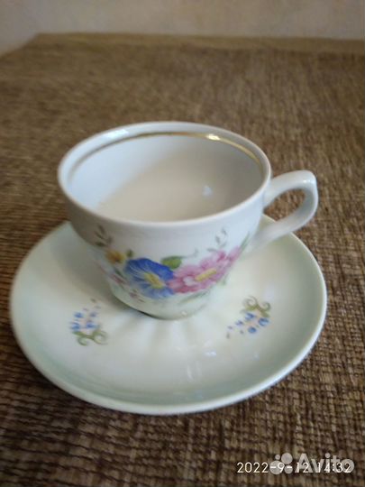 Сервиз кофейный перламутровый СССР новый