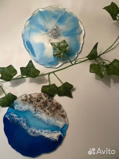 Глиняные изделия и изделия из эпоксидной смолы