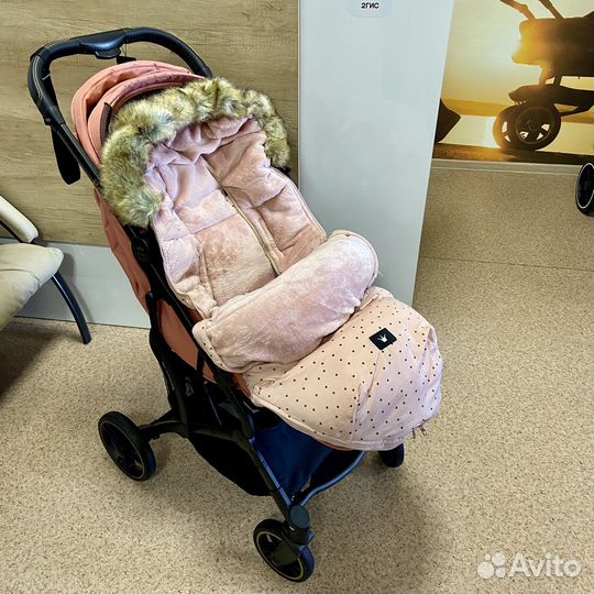 Теплый конверт в коляску (новый)