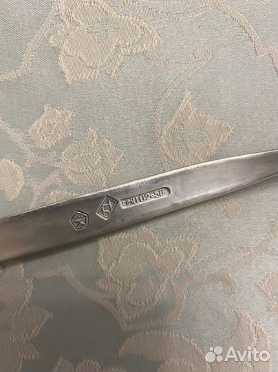 Мельхиоровые ложки СССР набор 6 штук