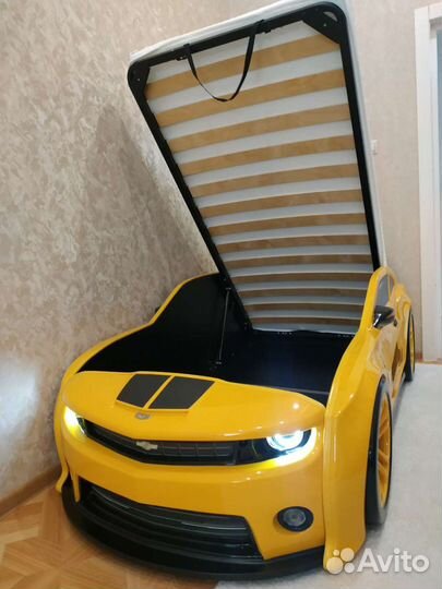 3д кровать-машина Камаро Бамблби (Ставрополь)