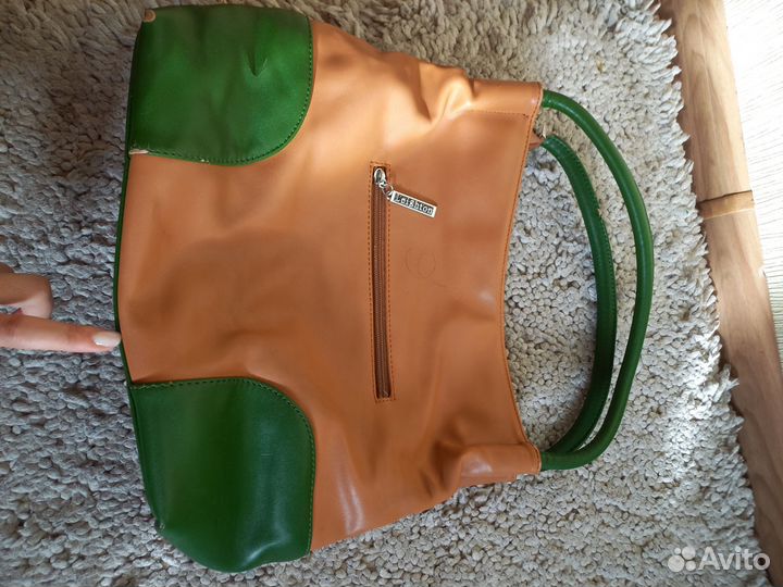 Сумка кожаная женская