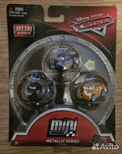 Мини cars машинки disney metter