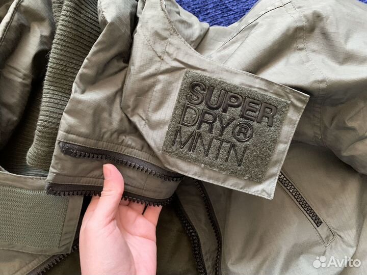 Новая мужская куртка Superdry XL, зеленая (olive)