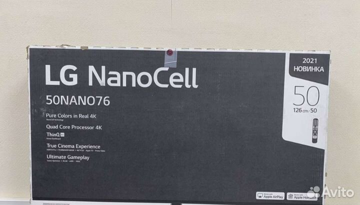Новинка 2021 Года NanoCell 50 LG SMART TV