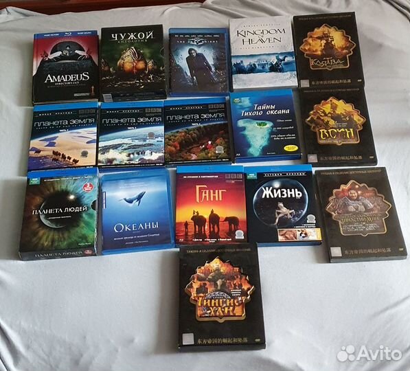 Фильмы Blue-ray DVD блюрей