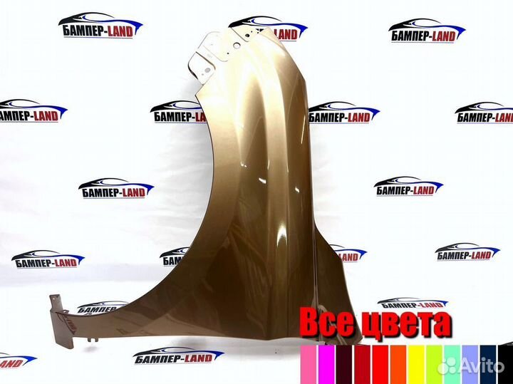 Крыло левое LADA xray Новый любой цвет