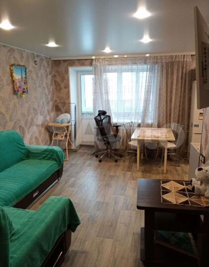3-к. квартира, 57 м², 3/4 эт.