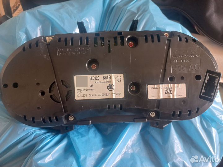 Щиток приборов шкода октавиа а 7