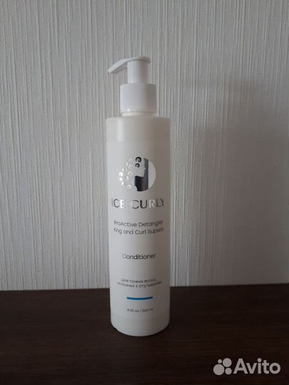 Ice curly увлажняющий кондиционер для тонких волос