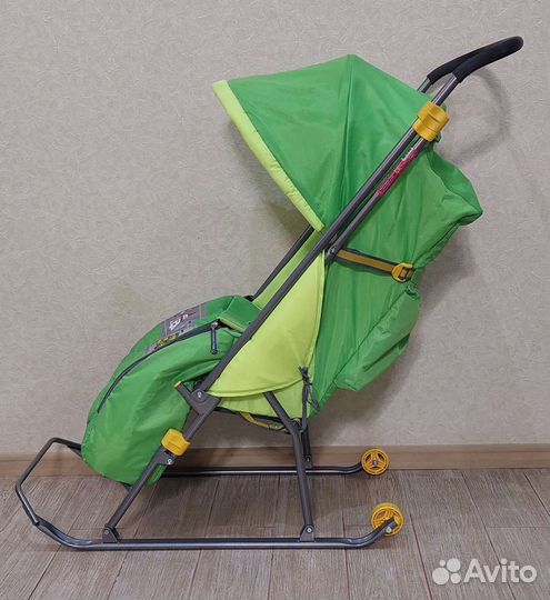 Детские санки коляска ника