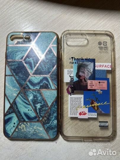 Защитное стекло и чехлы на iPhone 7 Plus/8 Plus