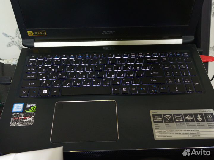 Игровой ноутбук Acer aspire a715 71g