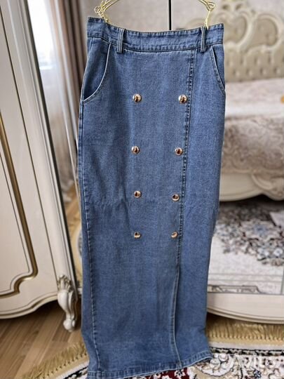 Юбка джинсовая