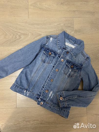 Куртка джинсовая девочка 134-140