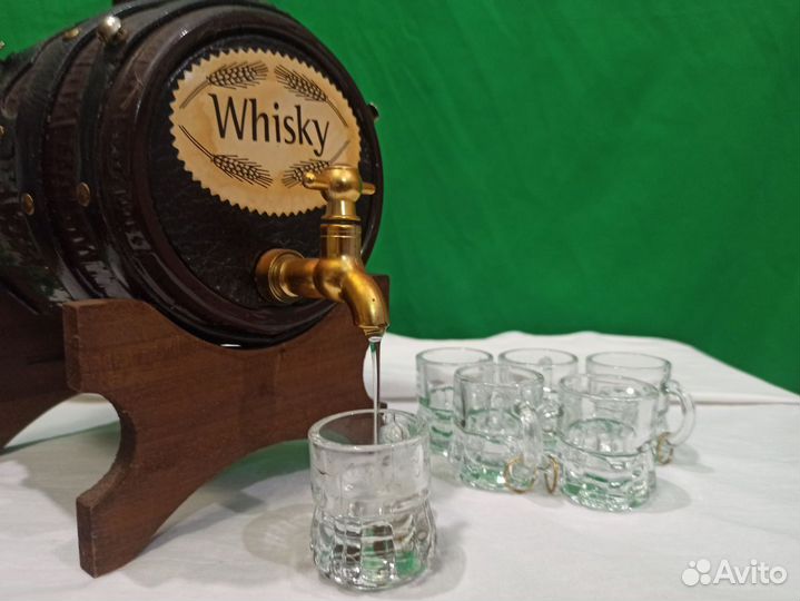 Бочонок для напитков Whisky 2 литра