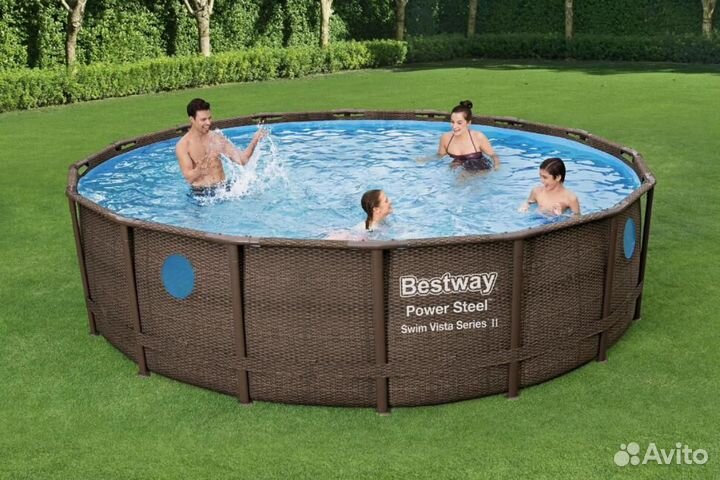 Каркасный бассейн Bestway 56725 488х122 см