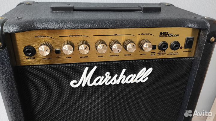 Marshall mg15cdr комбоусилитель