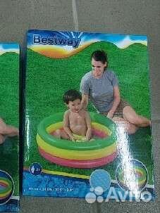 Детский надувной бассейн intex
