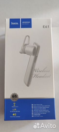 Беспроводная Bluetooth-Гарнитура hoco E61 - Новая