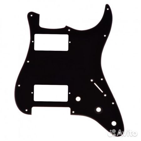 Чёрный 3х слойный H-H пикгуард Squier Stratocaster