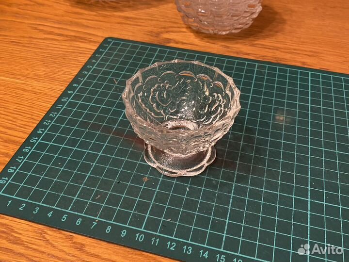 Посуда вазочка блюдце миска стекло