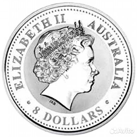 Монета Год Свиньи 5 унций серебро Австралия 2007г