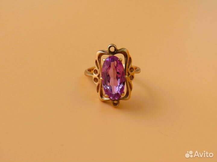 Золотое кольцо Золото 583 Звезда СССР Клейма