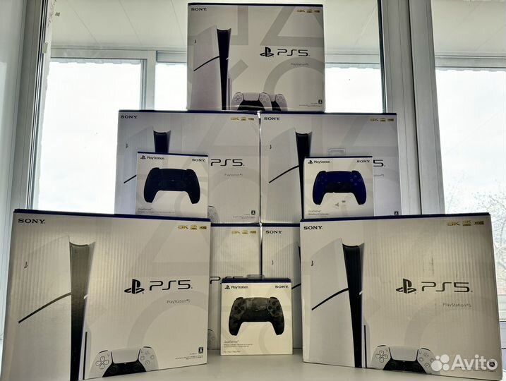 Новые Sony Playstation 5 Slim+Море игр