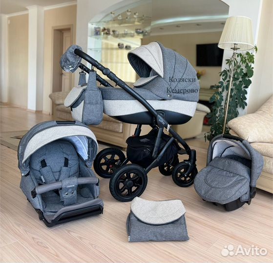 Коляска 3 в 1 Adamex Gloria