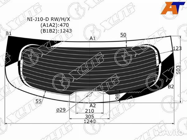 Стекло заднее nissan qashqai