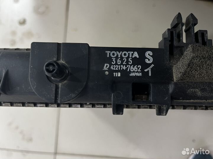 Радиатор охлаждения тойота камри