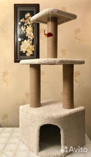 Домик для кошки/ когтеточка/ когтедралка