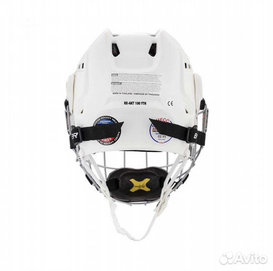 Шлем хоккейный с маской bauer re-akt 100 yth