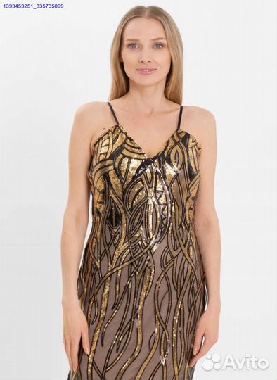 Новогоднее платье с пайетками (Арт.99589)