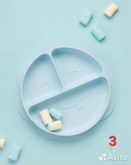 Тарелка силиконовая детская