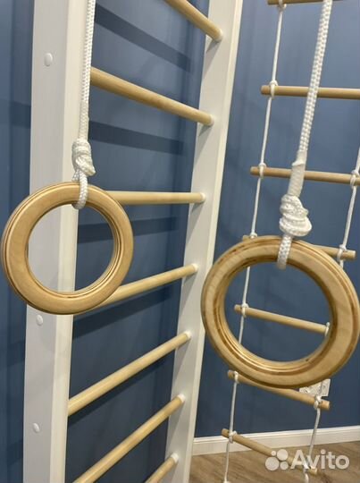 Кольца спортивные, канат, тарзанка, лестница