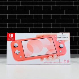 NEW прошитый Nintendo switch lite розовый + 128гб